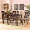 Baxton Studio Lucie Modern and Contemporary Grey Fabric and Dark Brown Finished Wood 7-Piece Dining Set 176-10538-10519-Zoro - alternate 8